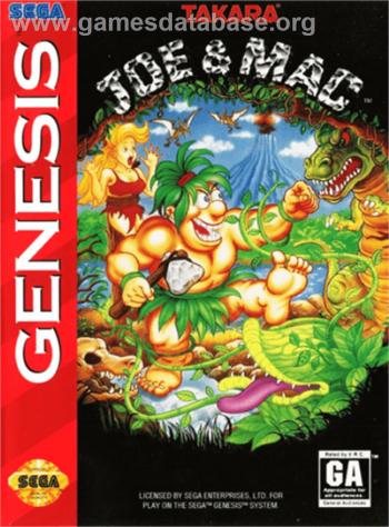 Cover Joe & Mac Caveman Ninja for Genesis - Mega Drive
